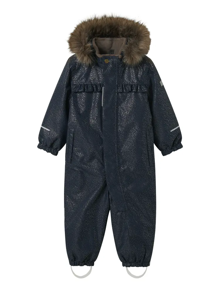 Snow10 Glitter Flyverdragt   Dark Sapphire   122 fra Name It