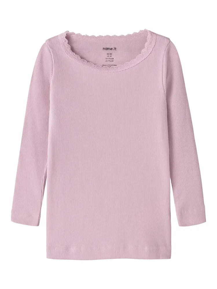 Kab Langærmet Top   Fragrant Lilac   116 fra Name It