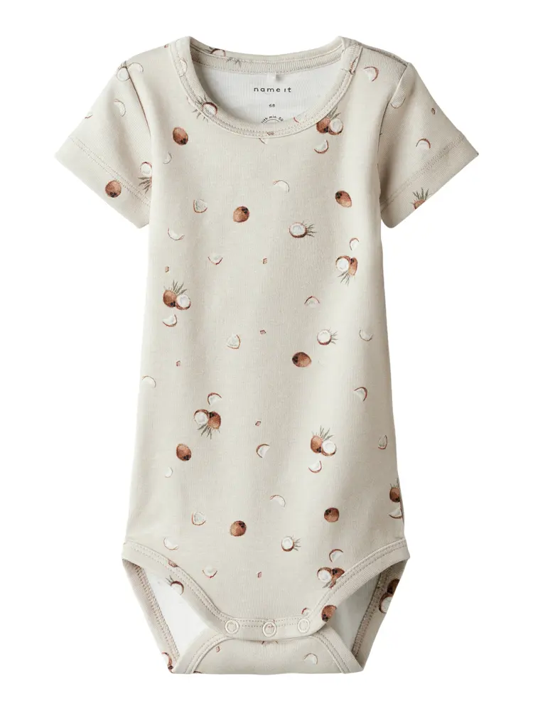 Huxley Kortærmet Bodystocking - Peyote fra Name It