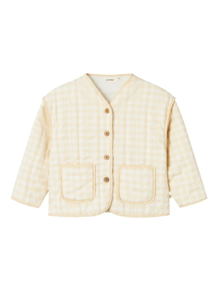 Larose Ls Quilt Jakke i Coconutmil fra Lil' Atelier