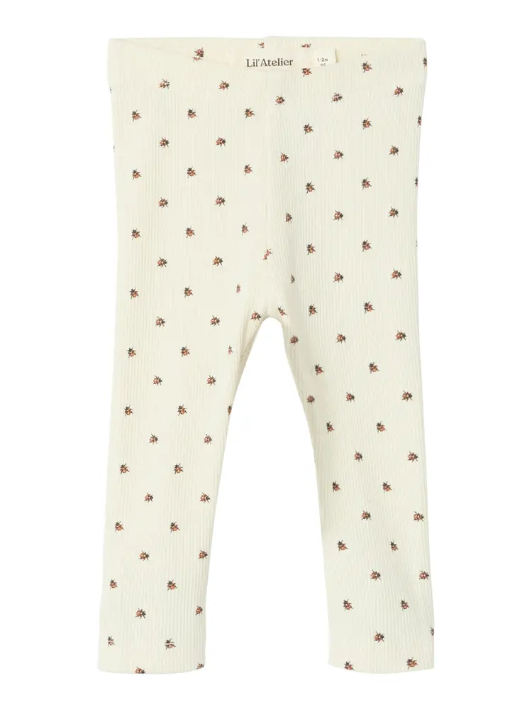Lago Slim Legging Noos i Turtledove fra Lil' Atelier