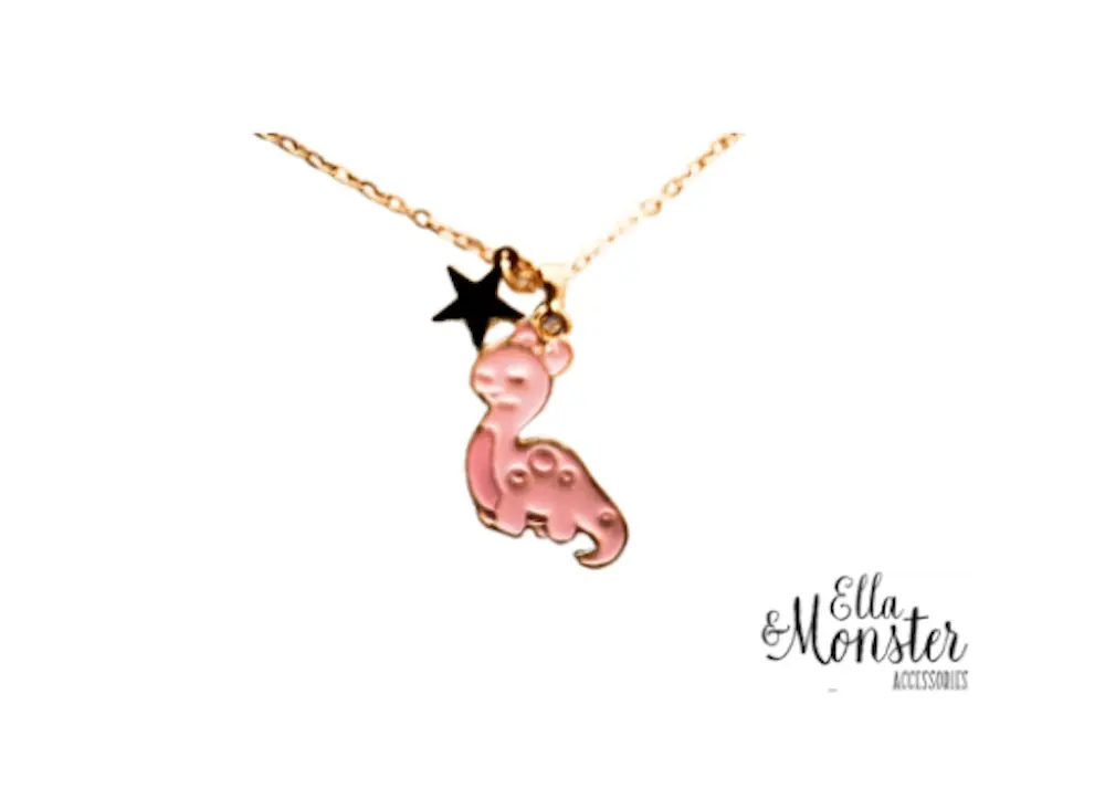 Halskæde Sweet Dinosaur fra Ella & Monster