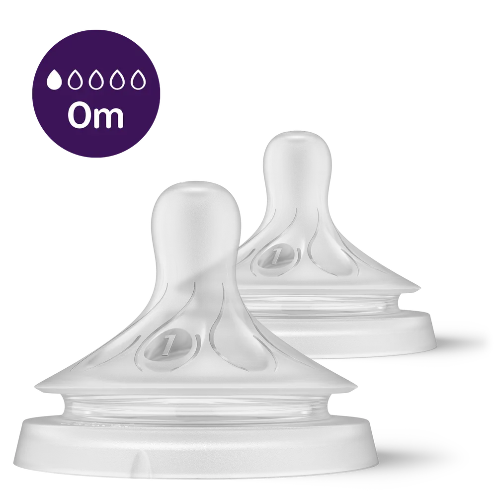 Natural Response 2 Pk. Flaskesut 0m (flow 1) fra Philips Avent