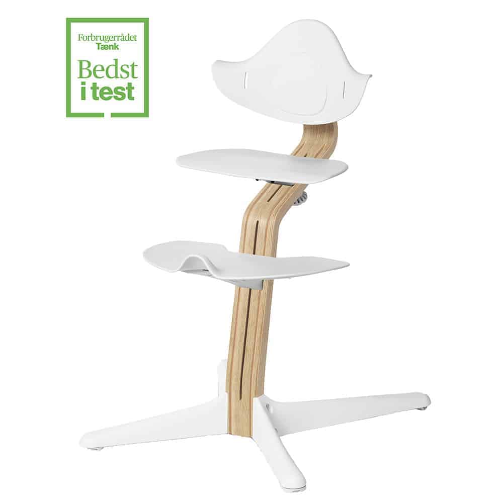 Højstol Bøg   Natural White fra Nomi