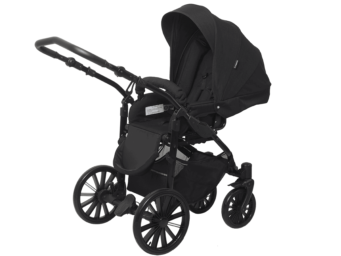 Nordisk Klapvognssæde - Dusty Black fra Basson Baby