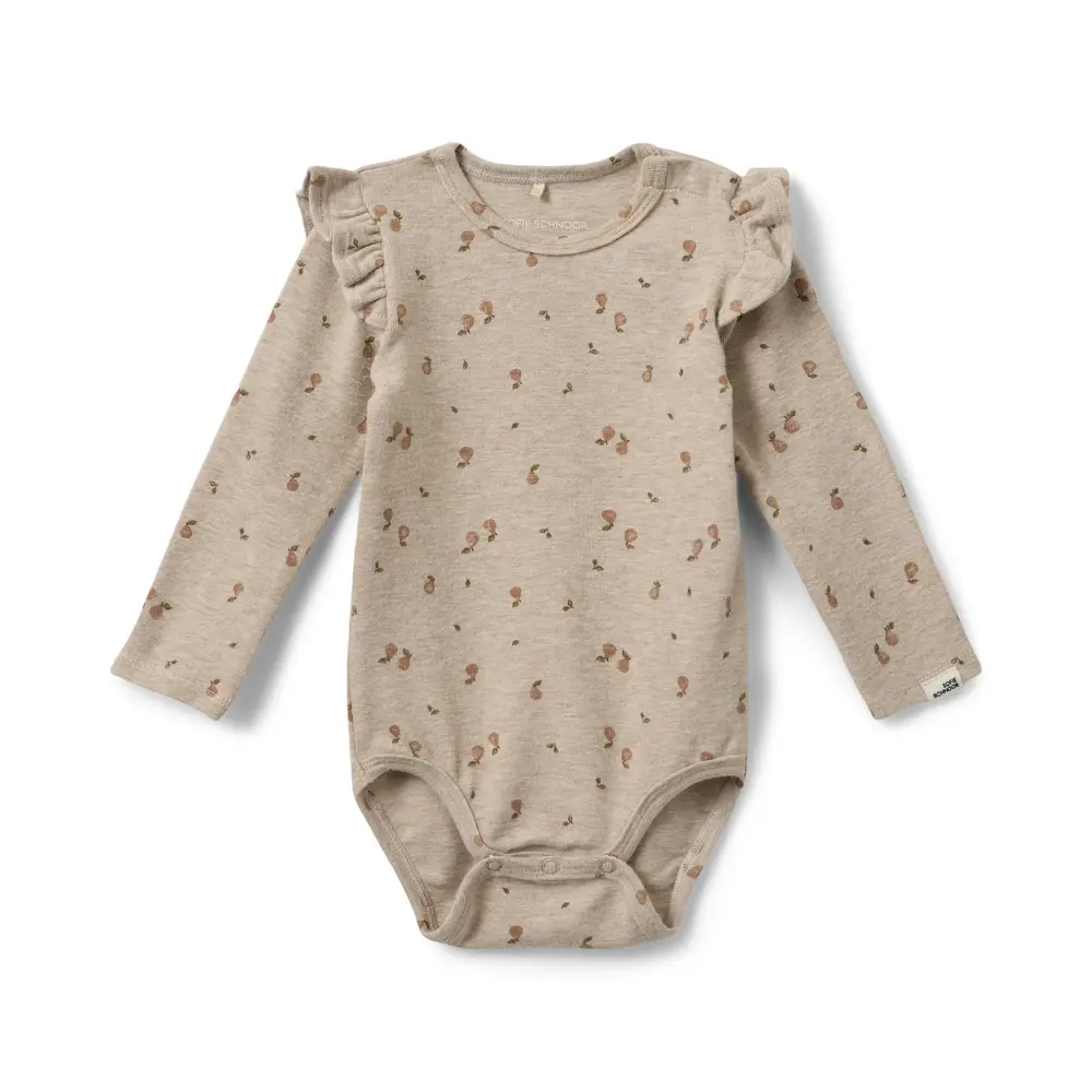 Dicte Bodystocking i Beige Melange fra Sofie Schnoor Kids