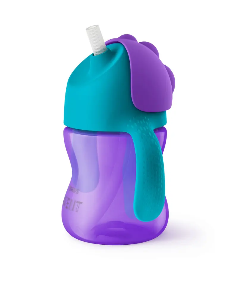 Philips Avent Bendy Sugerørskop 200 Ml - Lilla Blå