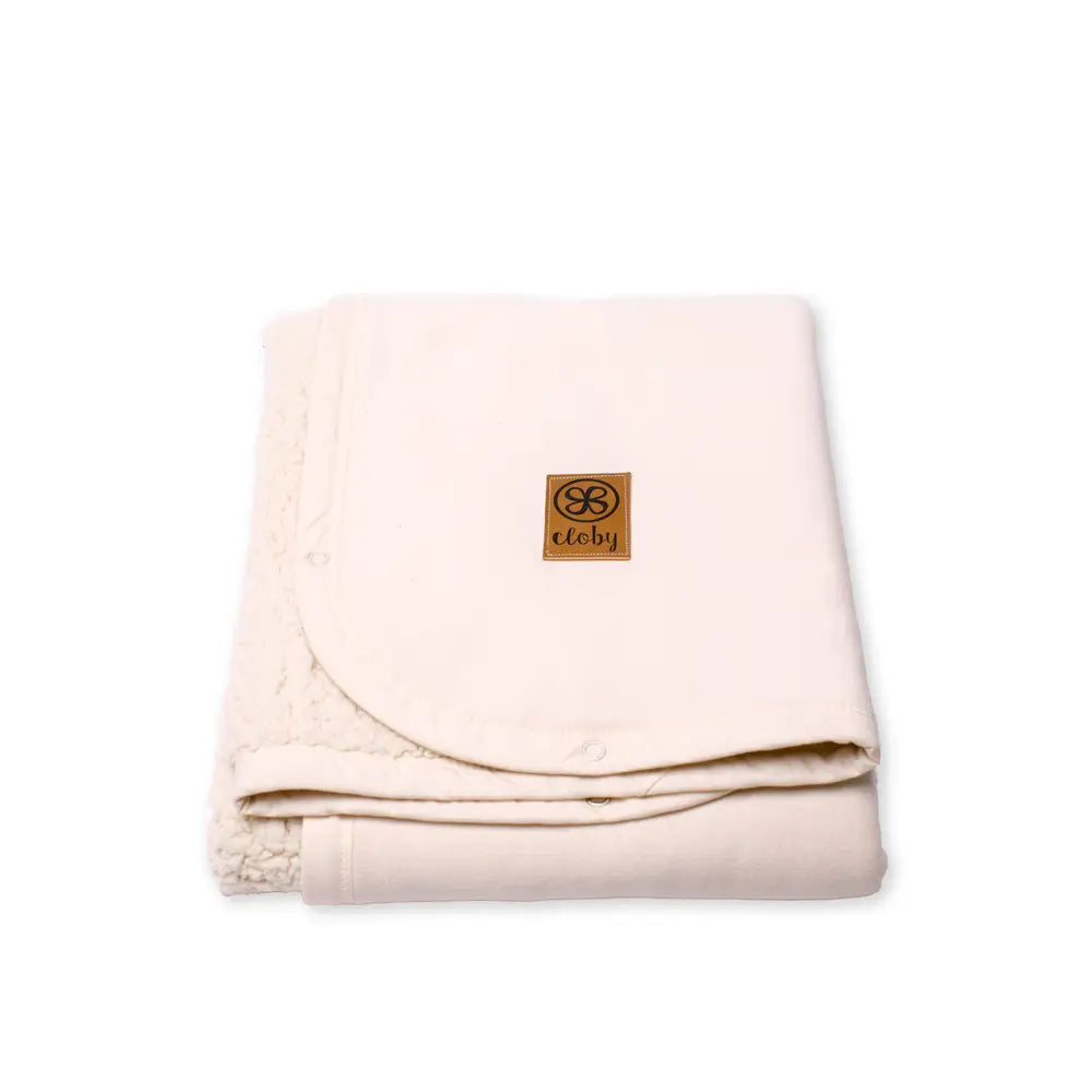 Teddy Blanket   Off White fra Cloby