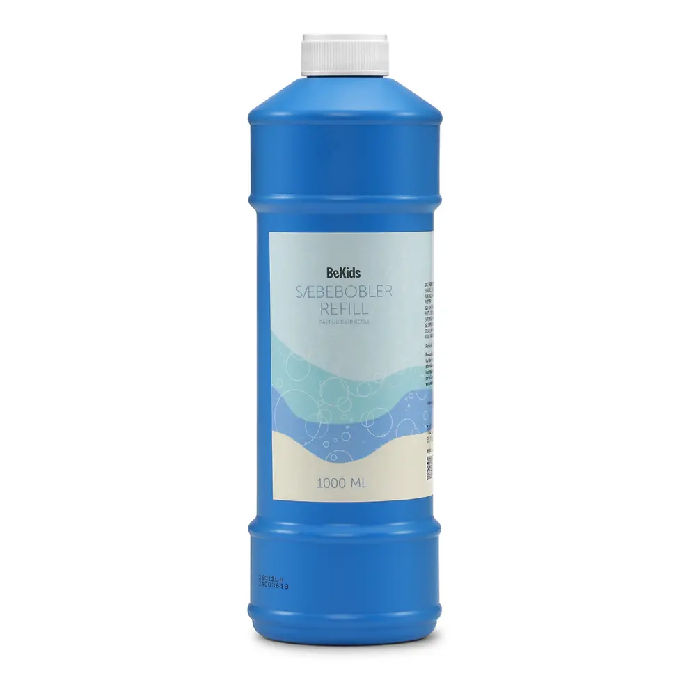 Sæbeboblevand fra BeKids - 1000 ml til sjov leg