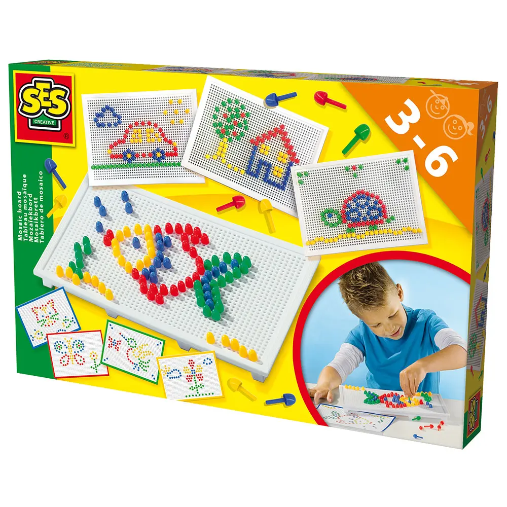 Mosaikplade med Søm - Skab Fantastiske Figurer!