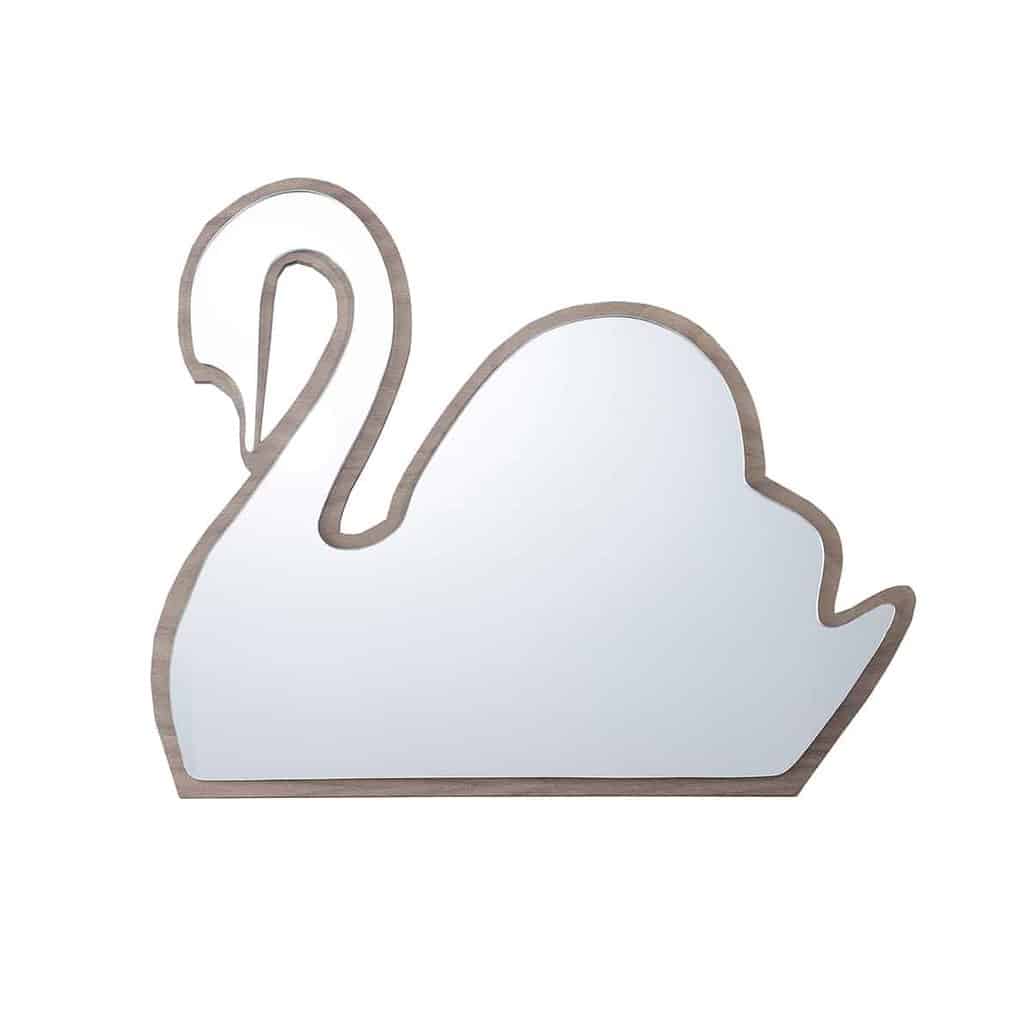 Svane Spejl   Valnød fra Maseliving