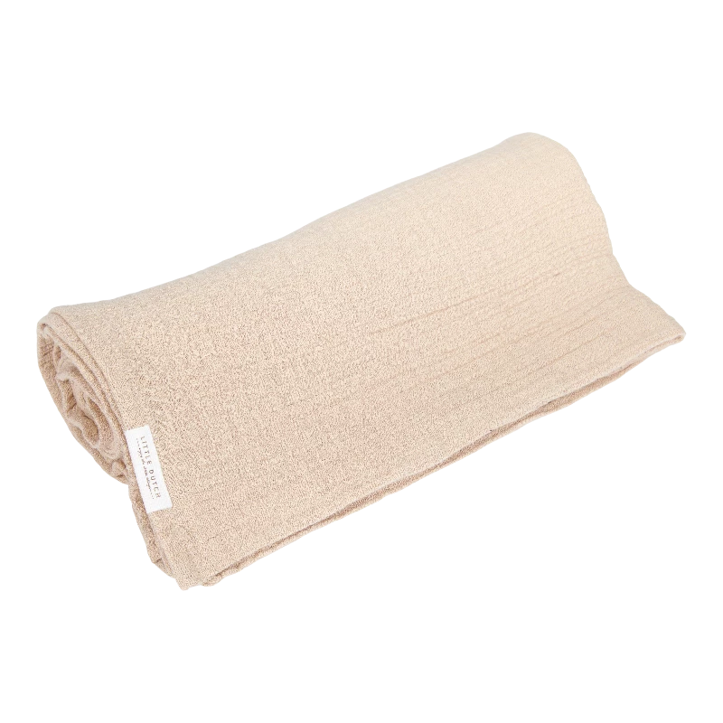 Svøb 120x120 Muslin   Beige fra Little Dutch