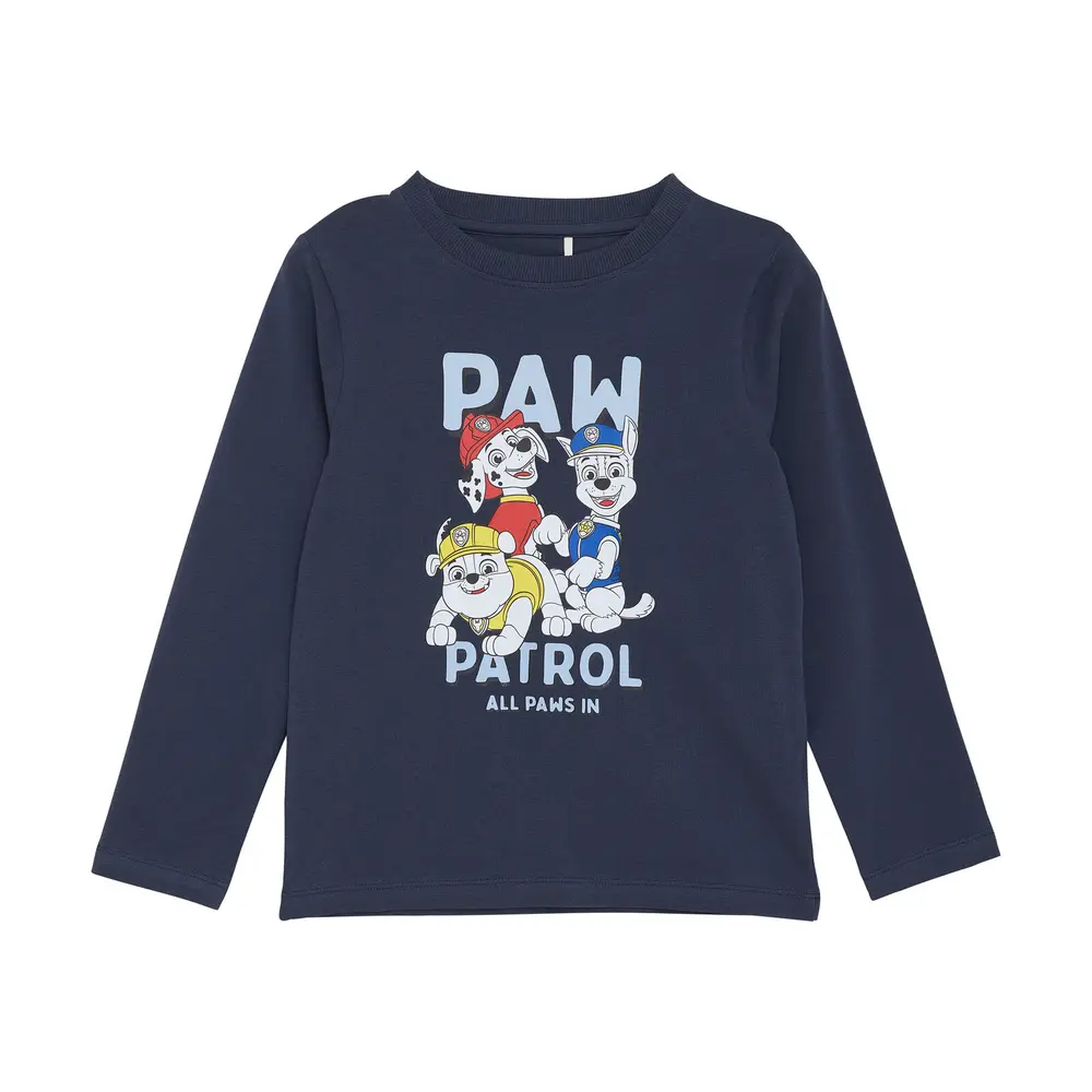 Langærmet T-shirt med Paw Patrol print fra Minymo