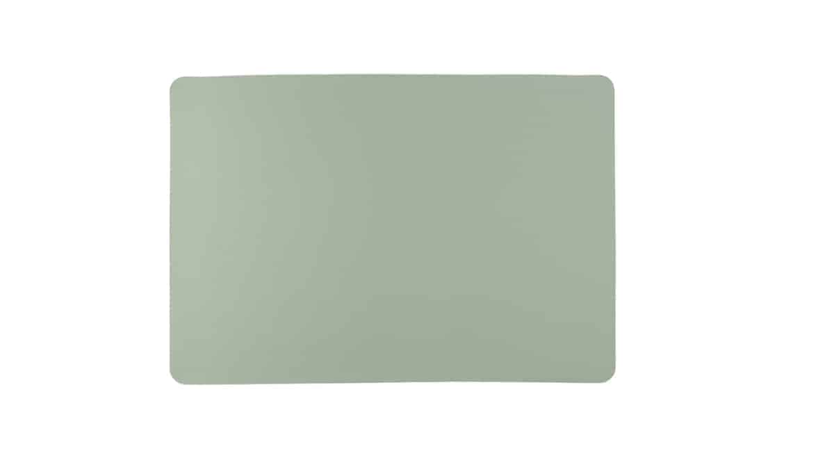 Dækkeserviet i Silikone - Støvet Grøn fra Tiny Tot