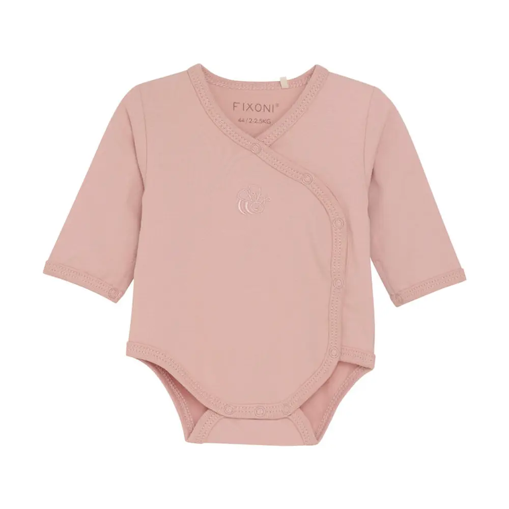 Slå Om Body Langærmet   Pale Mauve   56 fra Fixoni