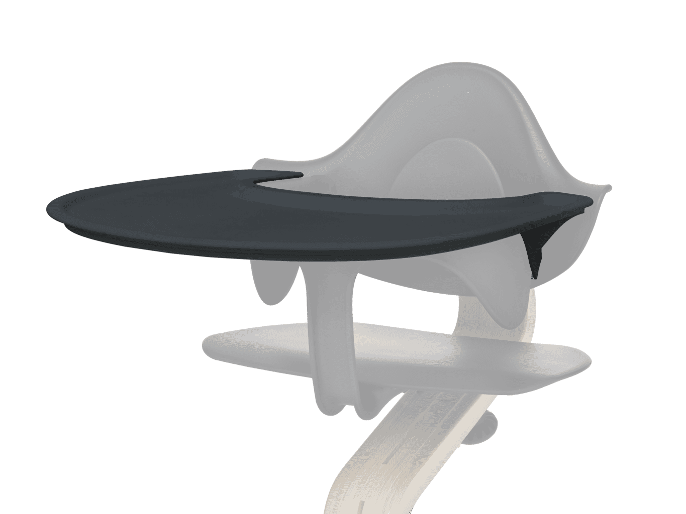 Tray   Anthracite Bakkebord fra Nomi