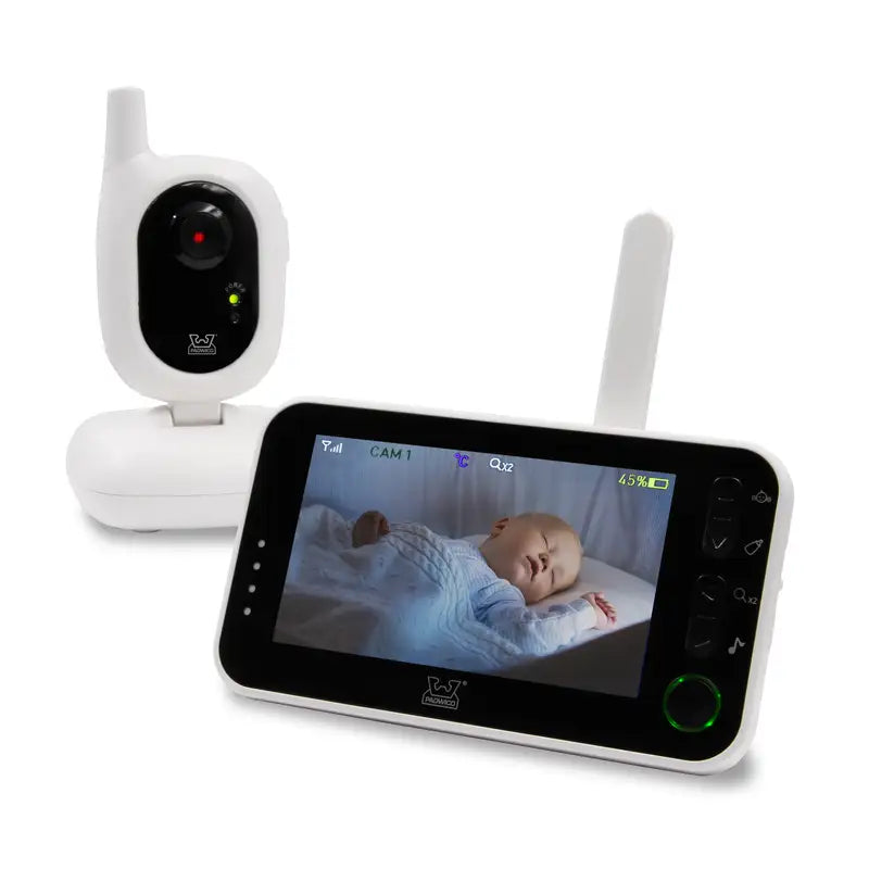 Videobabyalarm   Hvid fra Padwico