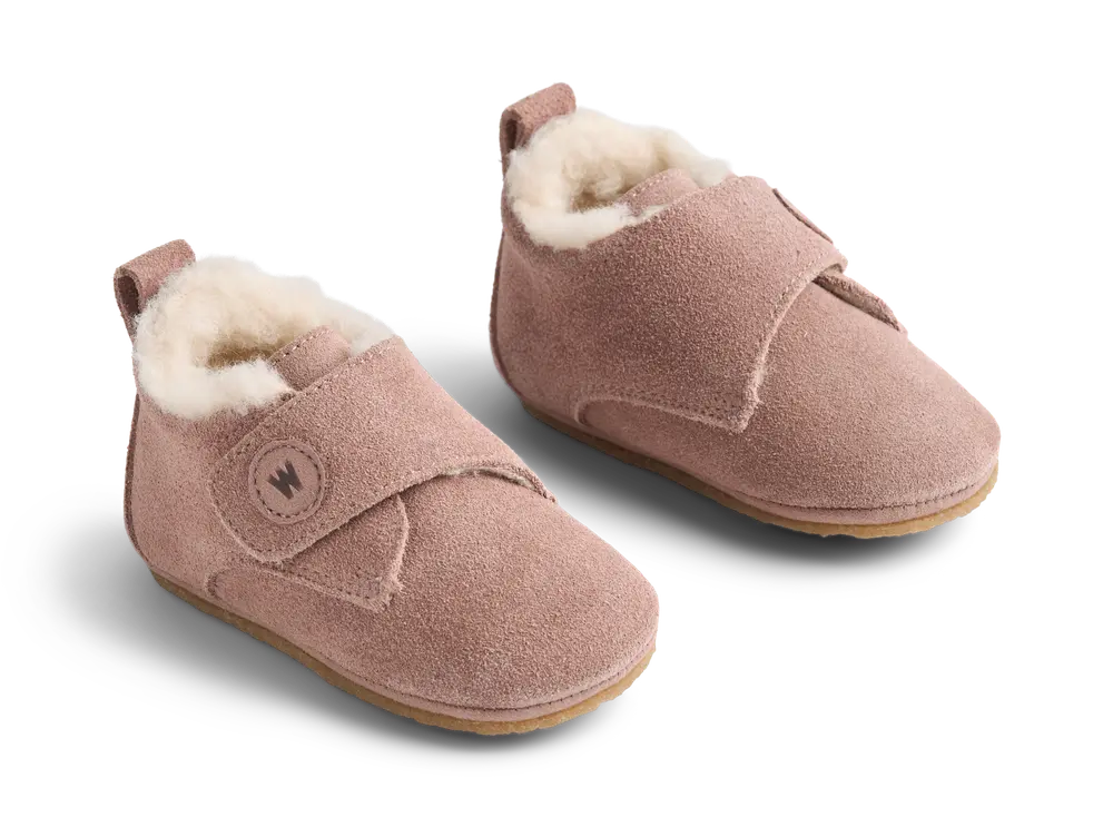 Taj Uld Hjemmesko til Baby - Rose Powder 21