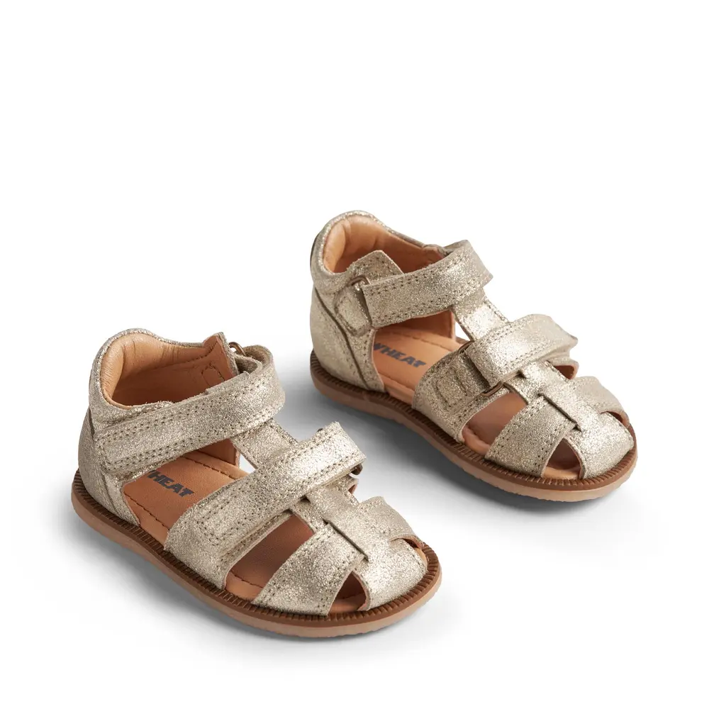 Baya Glimmer Sandal til Små Børn - Praktisk Velcro