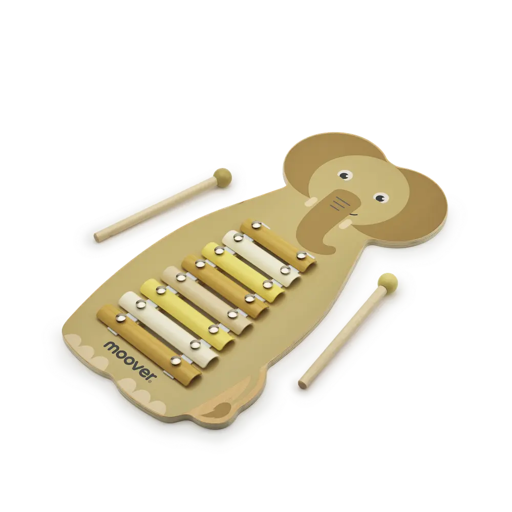 Xylofon Med Elefantmotiv fra Moover Toys