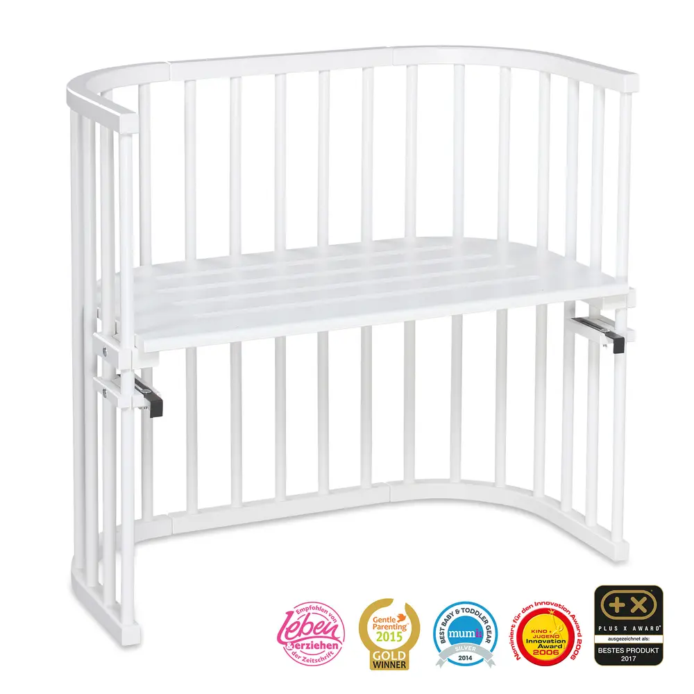 Side By Side Seng, Original Hvid - Babybay Co-Sleeper
