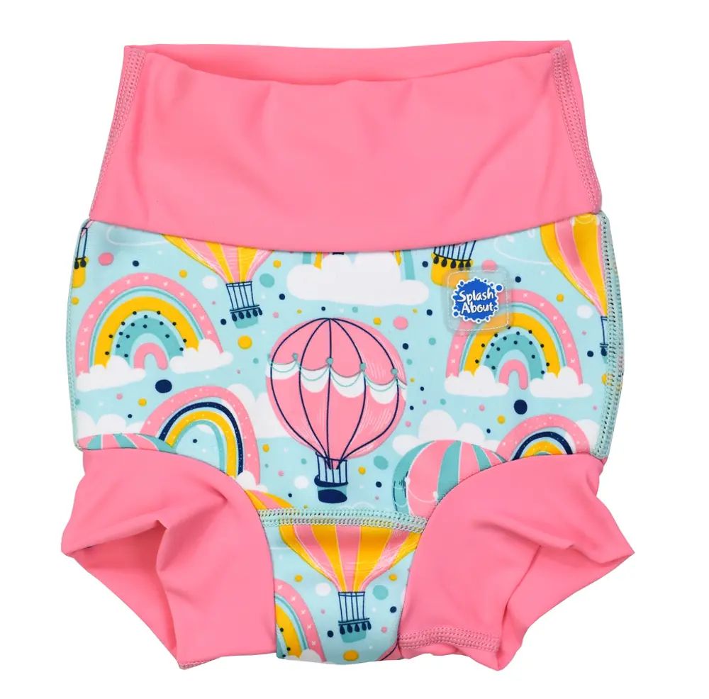 Happy Nappy Duo   Up & Away Pink   6 12 Mdr. fra Splash About