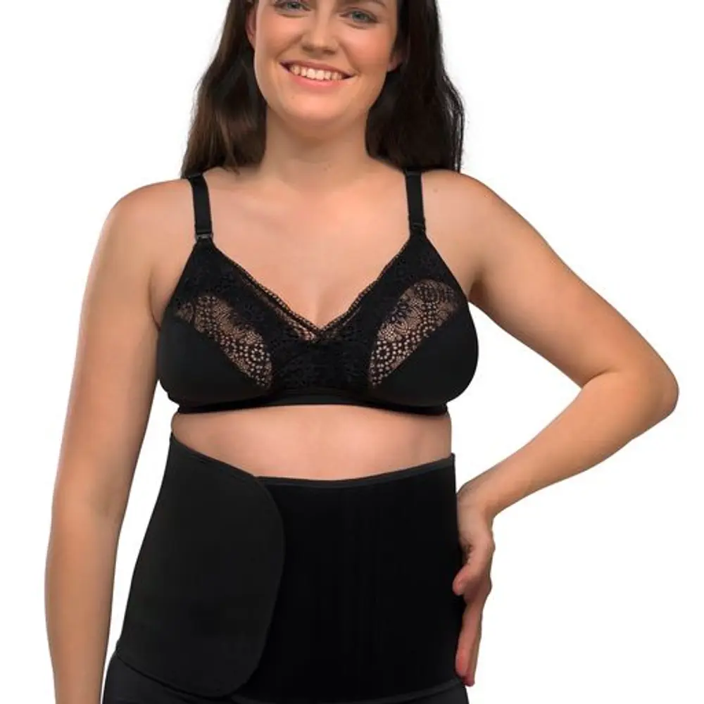 Belly Binder Sort L Xl fra Carriwell