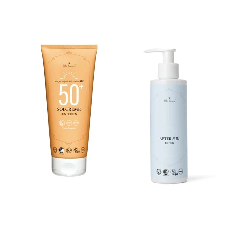 Solcreme Spf50 200ml & Aftersun 200ml fra Lille Kanin