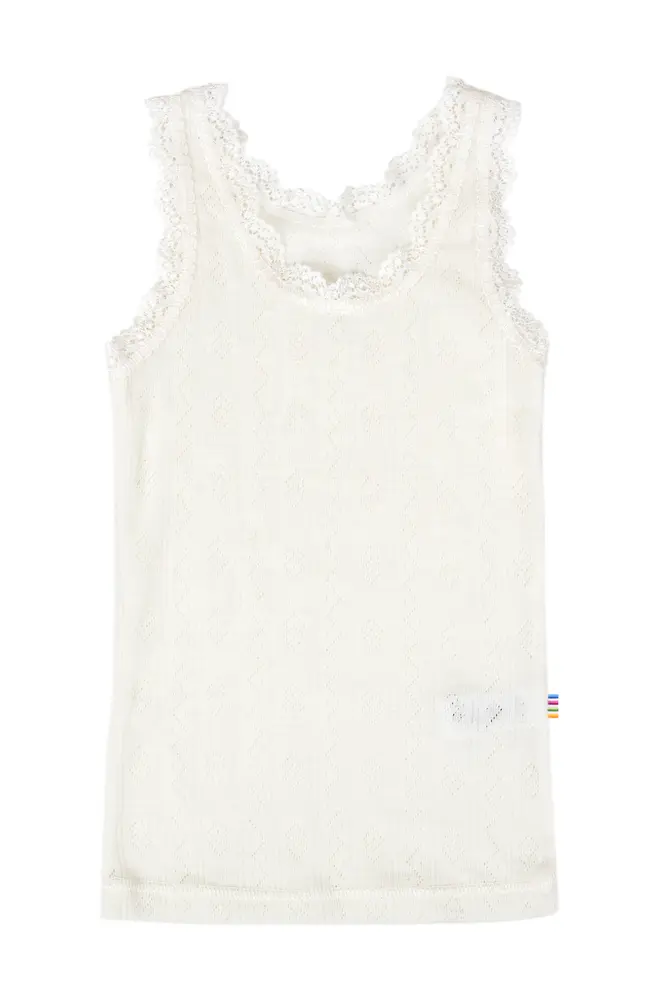 Skøn uld undertrøje med hulmønster fra Joha