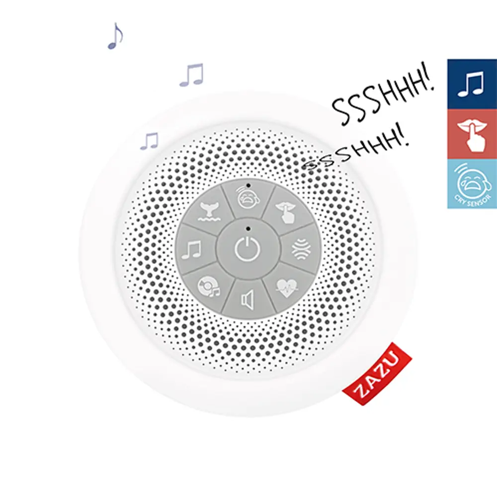 Suzy Hvid Støj Højtaler - Perfekt til Rolig Søvn