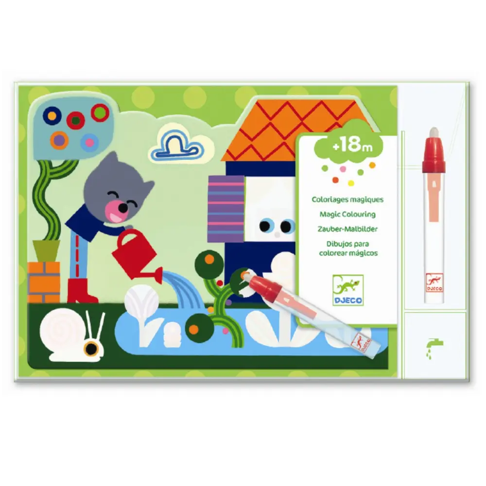 Magisk Farvelægning, Gemt I Haven fra Djeco