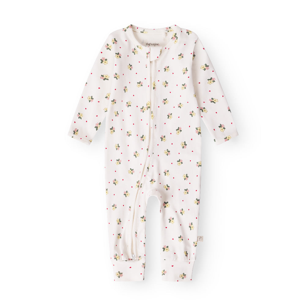 That's Mine   Elliotte Onesie   Sweetheart Petals   50cm   0m fra That's Mine
