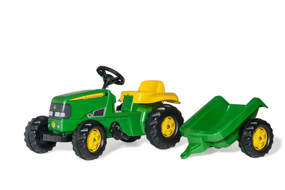 Rolly Kid Traktor John Deere Pedal Traktor Med Trailer fra Rolly Toys