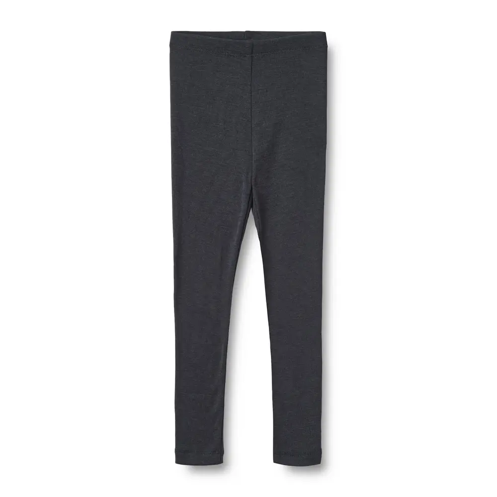Uld Leggings Agi   Navy   128 fra Wheat