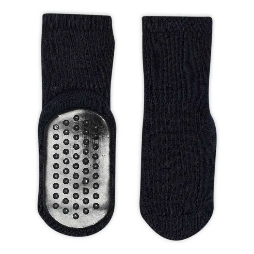 Ankelstrømpe Med Gummisål   Navy   22 24 fra Mp Denmark