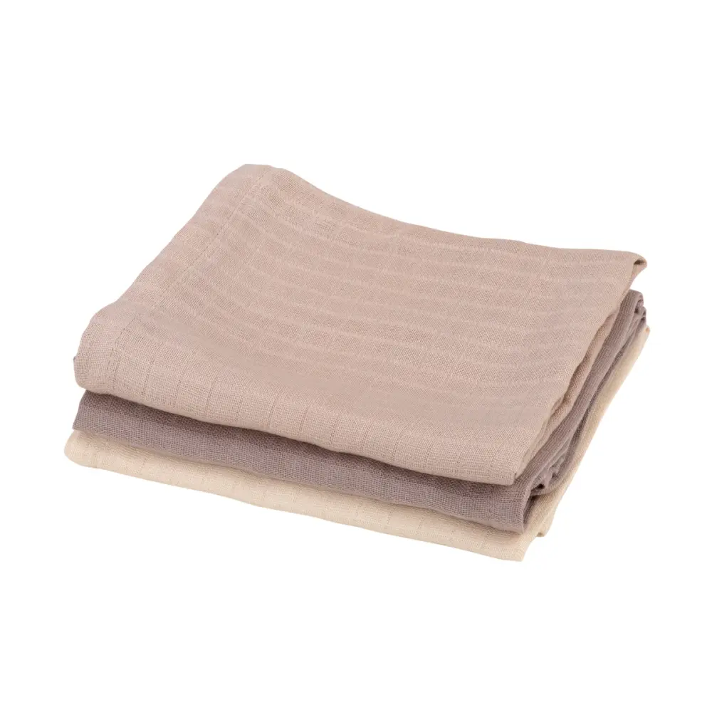 Stofbleer, 3 Stk., Moonlight Beige fra Sebra