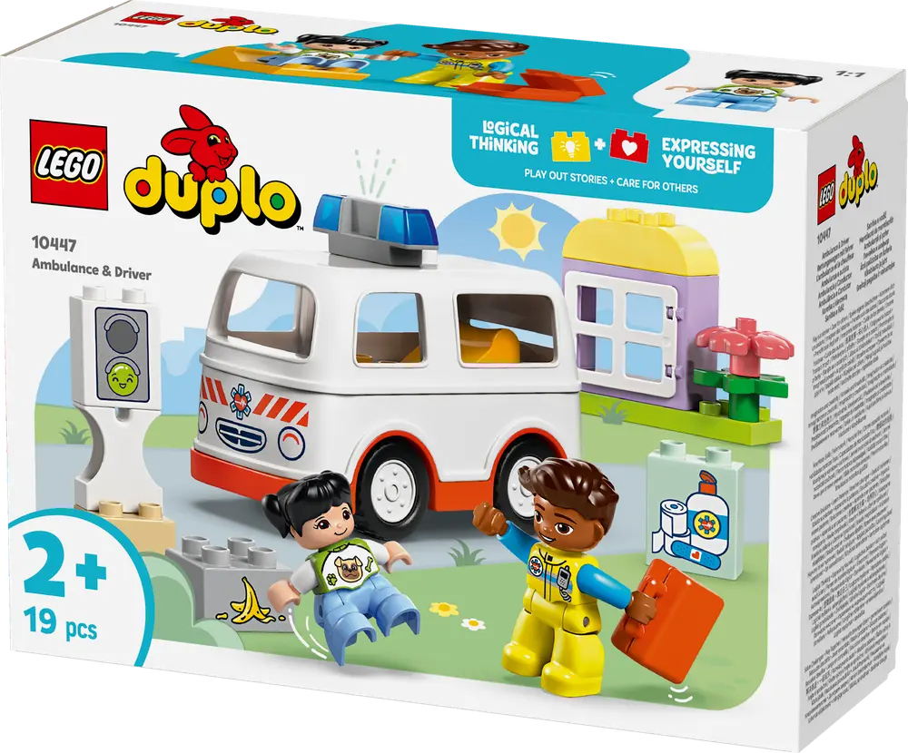 Ambulance Og Fører 10447 fra Lego Duplo