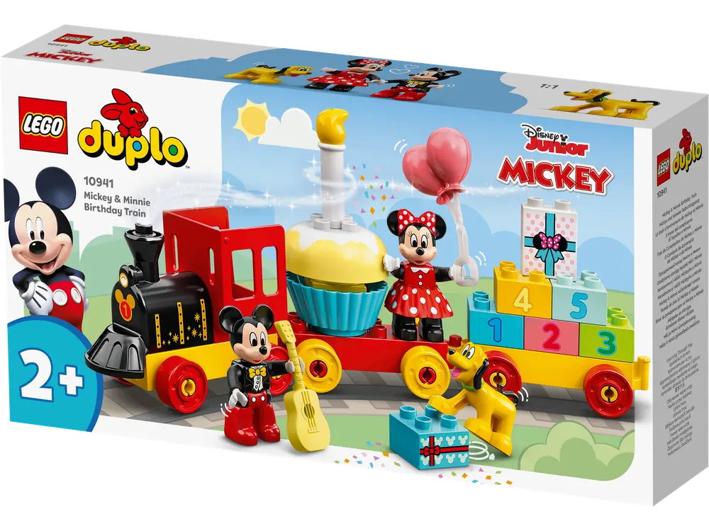 Mickey & Minnies Fødselsdagstog 10941 Legoâ® Duploâ® fra Lego Duplo
