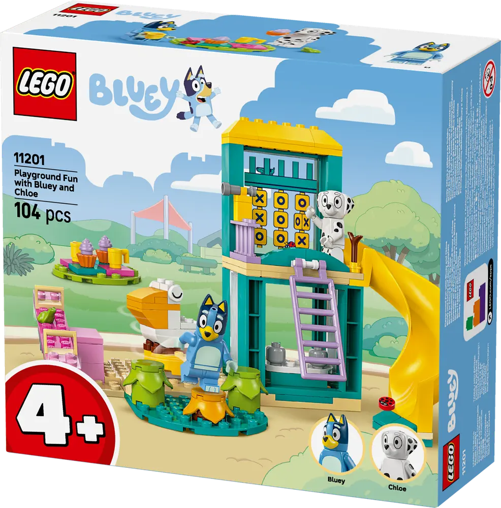 Sjov På Legepladsen Med Bluey Og Chloe 11201 fra Lego Bluey