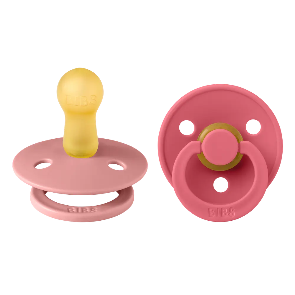 2 Pk. Colour Latex Str. 2 Dusty Pink Coral fra Bibs