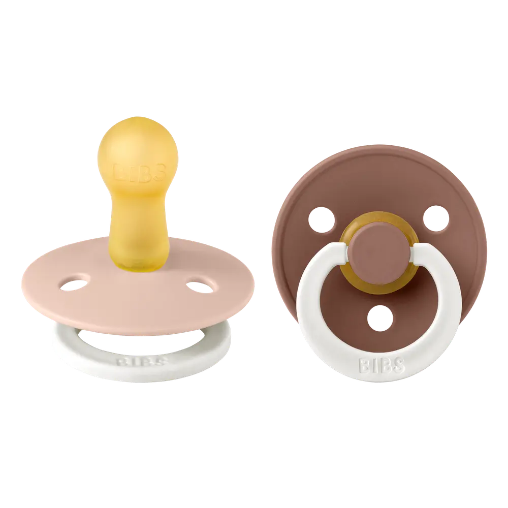Colour 2 Pk Latex Str. 2 Blush Glow Woodchuck Glow fra Bibs