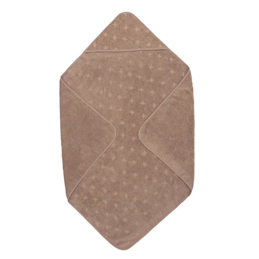 Baby Håndklæde, 100x100 Cm   Walnut fra Müsli