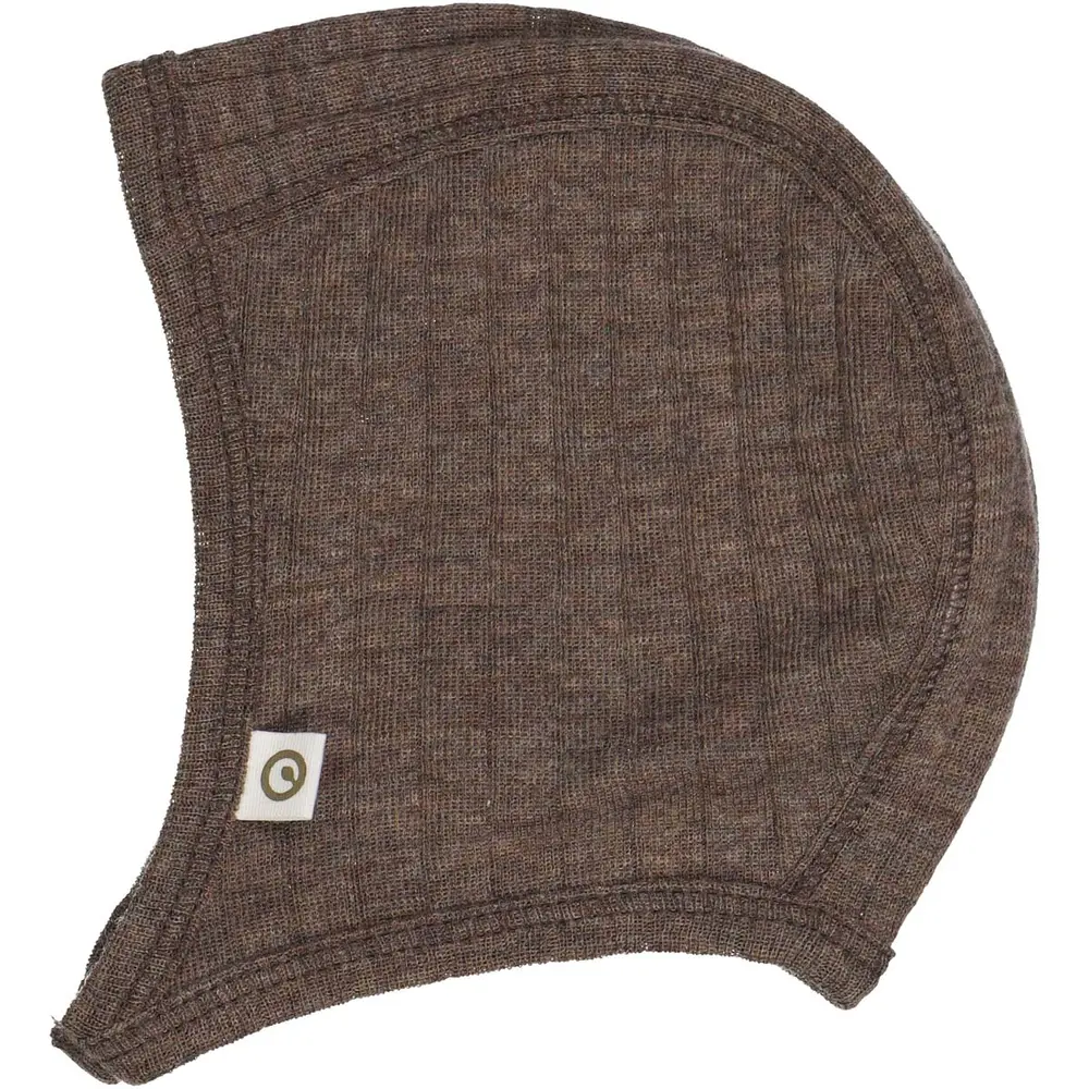 Woolly Hat I Merinould   Walnut Melange   44 50 fra Müsli