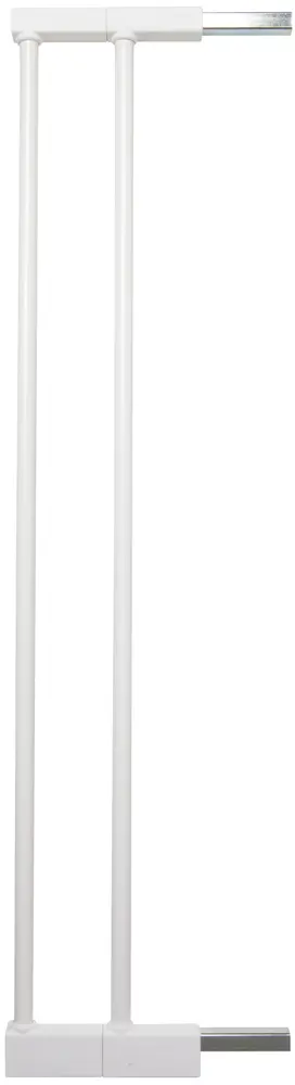 2 Forlængere Til Gitter Extend A Gate   Hvid   7 Cm fra Babydan