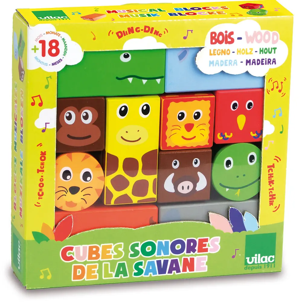 Træklodser Med Lyd fra Vilac