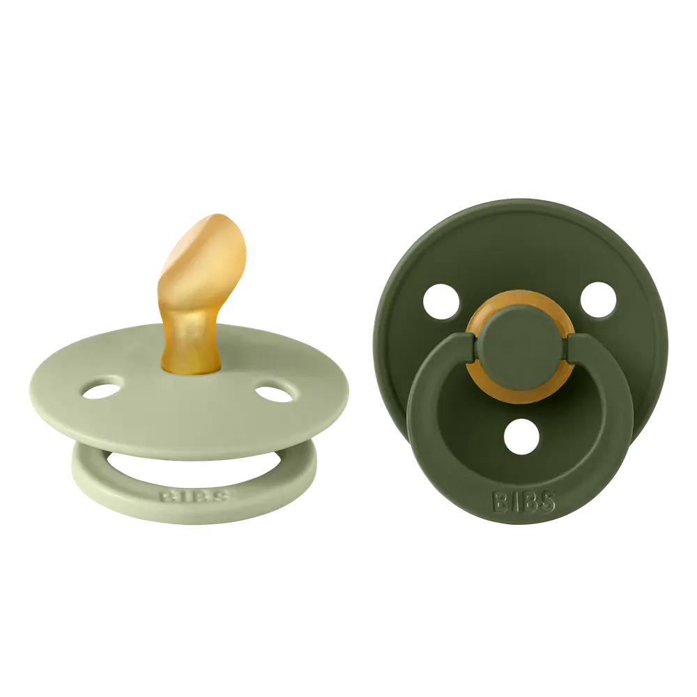 Colour 2 Pk Latex Size 1 Anatomical Sage Hunter Green fra Bibs