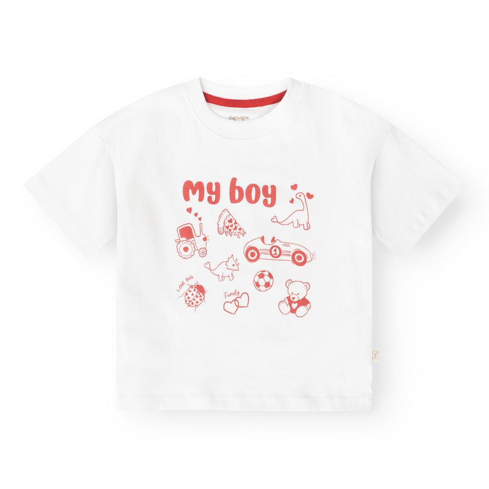 That's Mine   Vilde Oversized T Shirt   My Boy   80cm   12m fra That's Mine