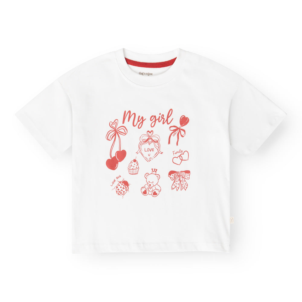 That's Mine   Vilde Oversized T Shirt   My Girl   80cm   12m fra That's Mine