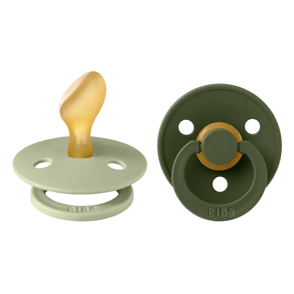 2 Pk. Colour Latex Size 2 Anatomical. Sage Hunter Green fra Bibs