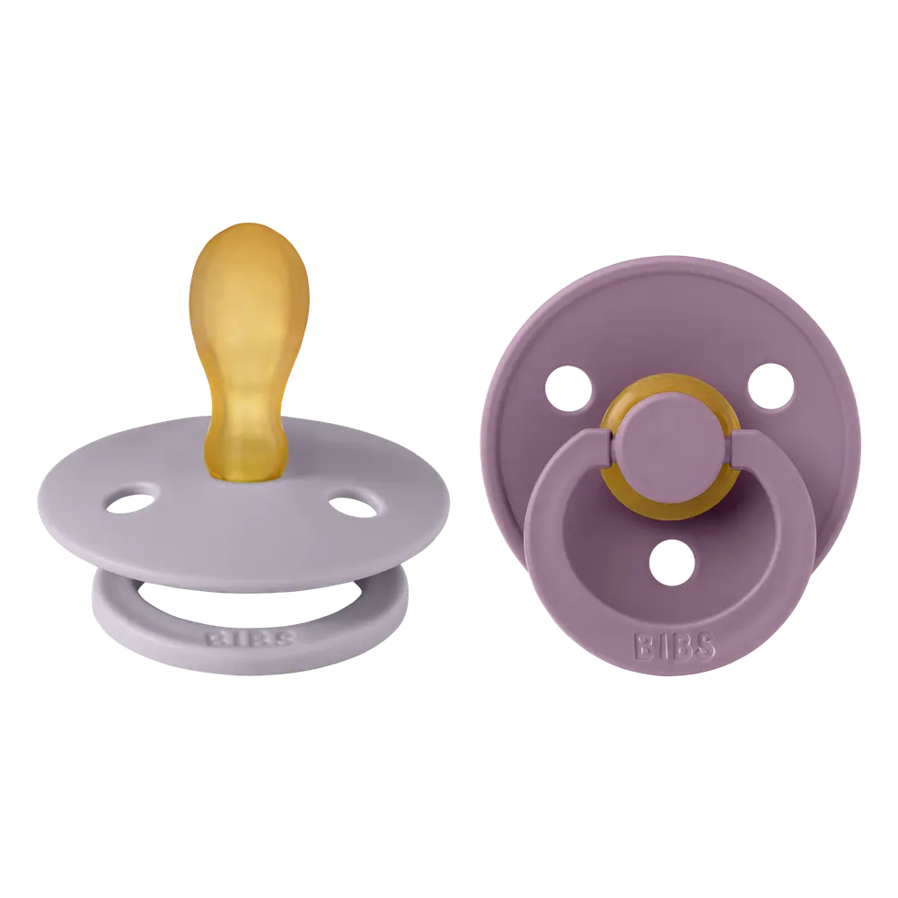 2 Pk. Colour Latex Str.2 Symmetrical   Fossil Grey Mauve fra Bibs